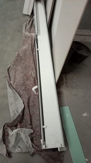 Puerta corredera PVC blanca sin estrenar