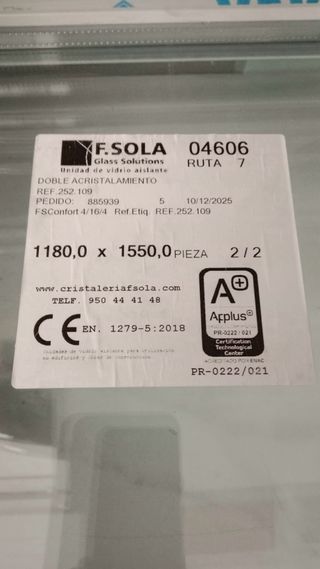 Puerta corredera PVC blanca sin estrenar