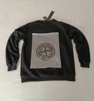 Sudadera Stone Island Negra Talla L