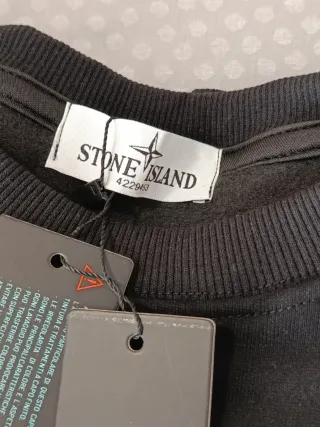 Sudadera Stone Island Negra Talla L