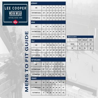 Lee Cooper Workwear para hombre, clásicas de carga