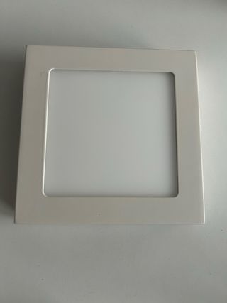 4 Luminarias LED Cuadradas Superficie