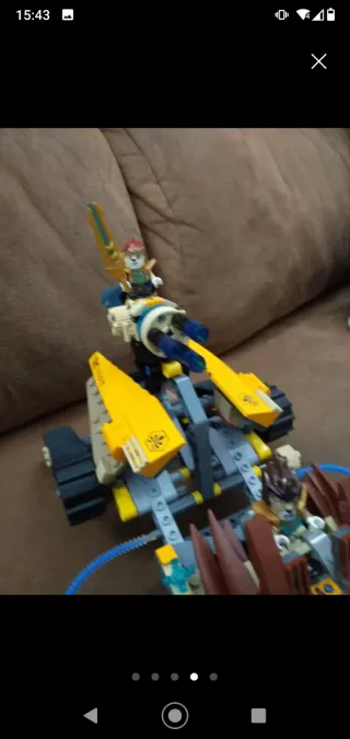 Lego Chima Vehículo Tanque Amarillo