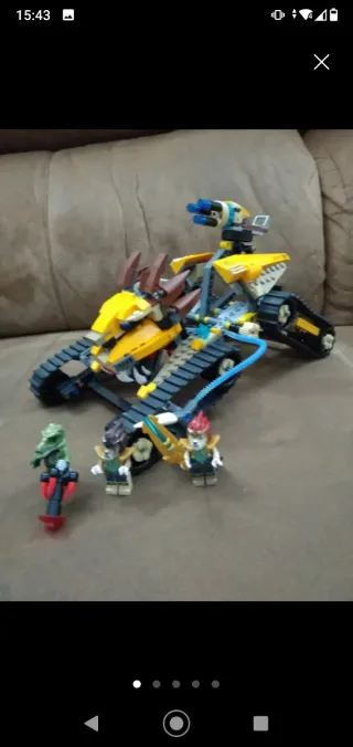 Lego Chima Vehículo Tanque Amarillo