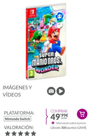 Super Mario Bros. Wonder Nintendo Switch