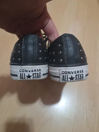 Zapatillas Converse Negras Tachuelas
