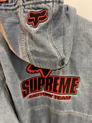 Chaqueta vaquera Supreme x Fox Azul talla L