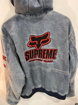Chaqueta vaquera Supreme x Fox Azul talla L