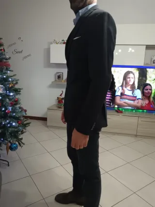 Giacca elegante uomo nera/grigia