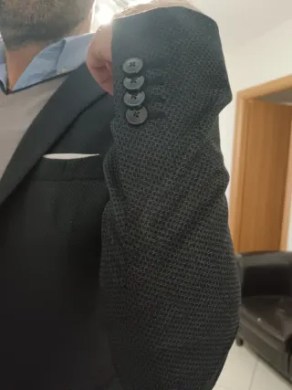 Giacca elegante uomo nera/grigia