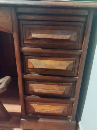 Escritorio antiguo madera maciza