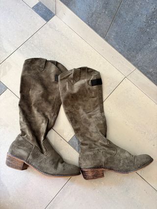 Botas altas verde oliva