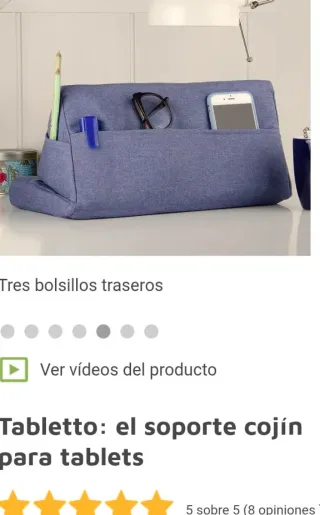 Tabletta: Supporto Cuscino per Tablet