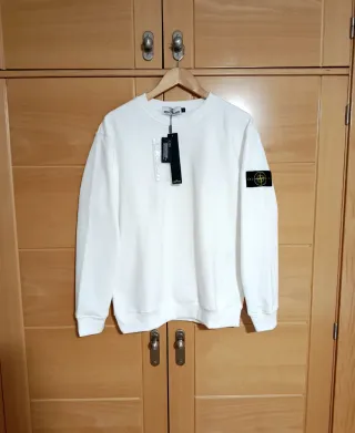 Sudadera Stone Island Blanca