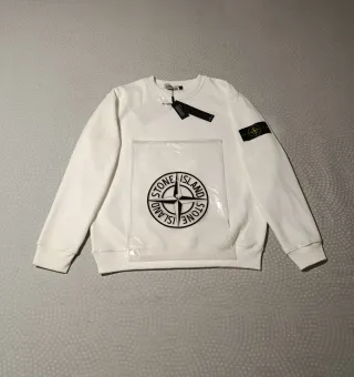 Sudadera Stone Island Blanca