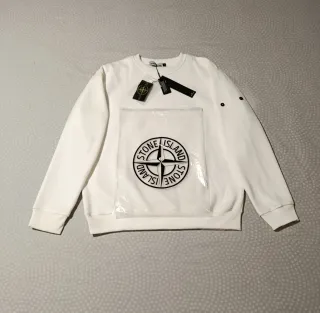 Sudadera Stone Island Blanca