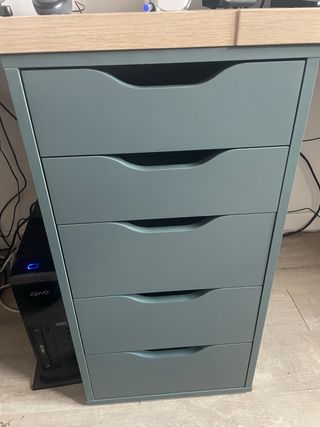 Doble escritorio Ikea.