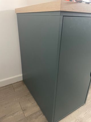 Doble escritorio Ikea.