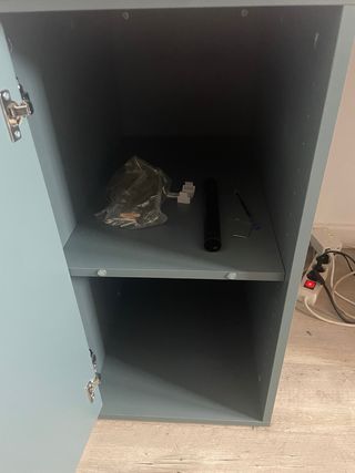 Doble escritorio Ikea.