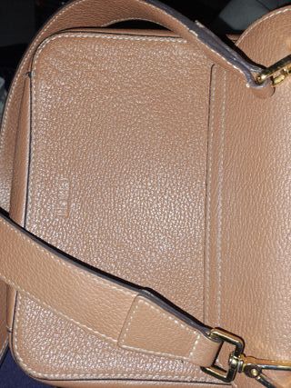 Bolso Carolina Herrera Beige y Dorado