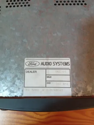Radio cassette de Ford Focus MK1