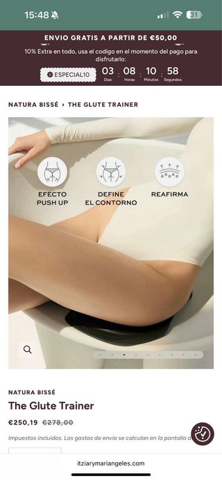 Elevador/Reafirmante De Glúteos Mytrex