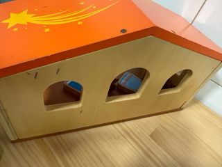 Belén de madera infantil