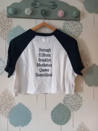 Camiseta Crop Top New York City