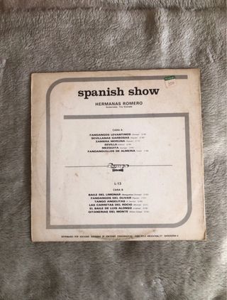 Hermanas Romero Spanish Show Vinile 33 Giri