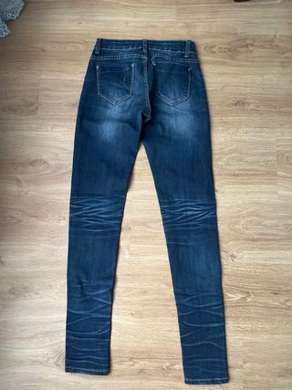 Pantalón vaquero mujer azul