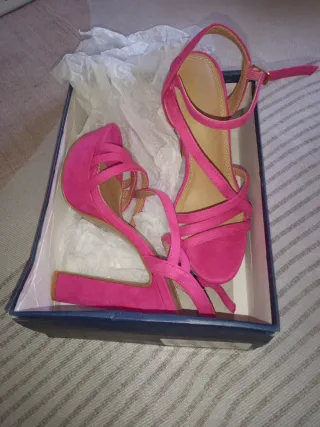 Zapatos de fiesta rosas para mujer