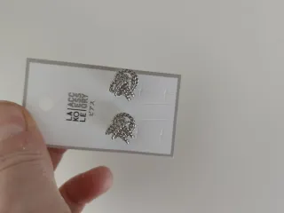 Orecchini nodo argentati intrecciati