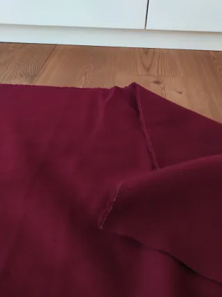Tessuto panno bordeaux - 204 cm x 150 cm