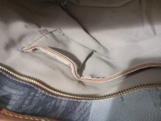 Borsa Y not? pelle stampa New York