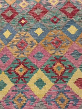 Tappeto Kilim afgano 235x178 cm lana