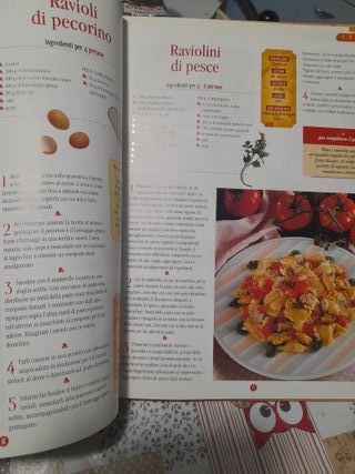 Volumi ricette di cucina copertine rigide, nuovi.