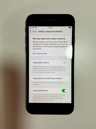 iPhone SE 64GB - Pack con caja, cargador y funda