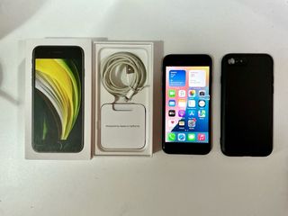 iPhone SE 64GB - Pack con caja, cargador y funda