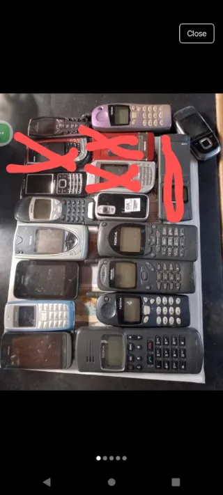 Lote de  móviles Nokia Funcionalidad desconocida
