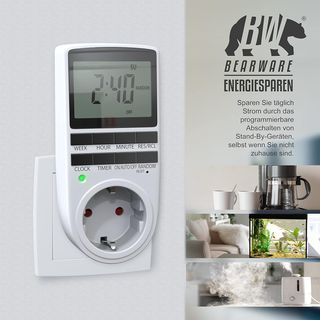 CSL - Temporizador Digital, Pantalla LCD de 2,1 Pu