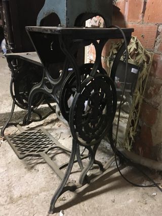 Máquina de zapatero Singer antigua