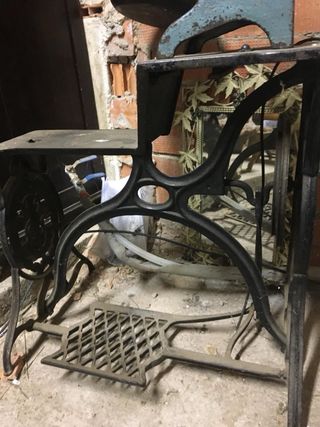 Máquina de zapatero Singer antigua