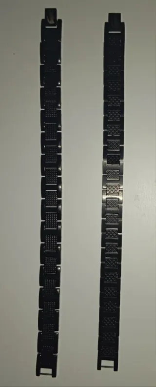 Pulseras Lacoste Negras (2 Diseños) a elegir