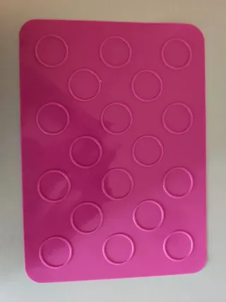 Stampo Macarons Silicone Rosa