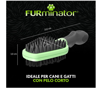 Spazzola morbida FURminator per cani e gatti