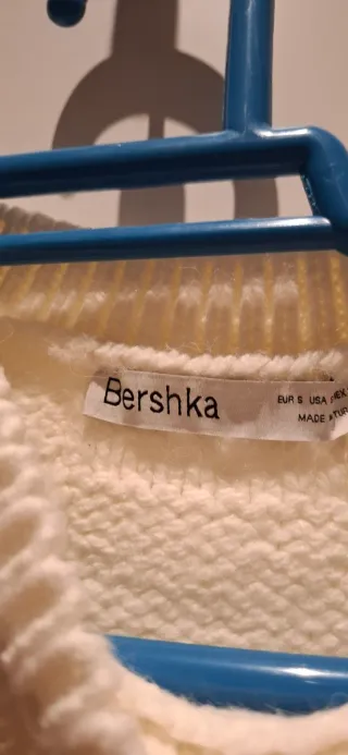 Chaleco de punto crema