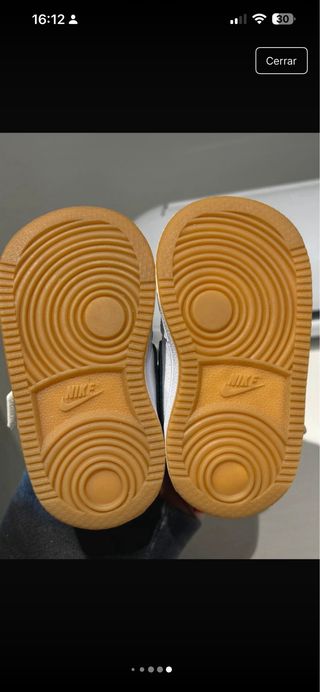 Zapatillas Nike Bebé Blancas