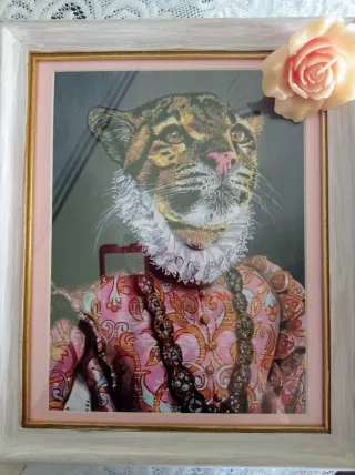 Cuadro Tigre Época Barroca