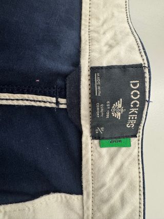 Pantalón Dockers Azul Marino Hombre