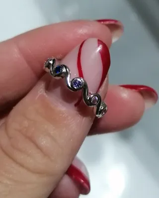 Anello Argento S925 Zirconi Colorati